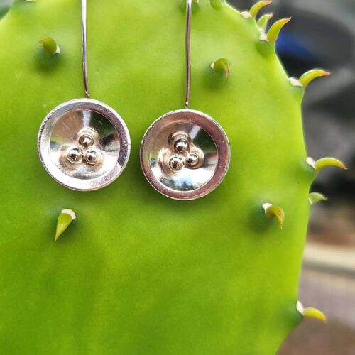 Silver Nests Earrings