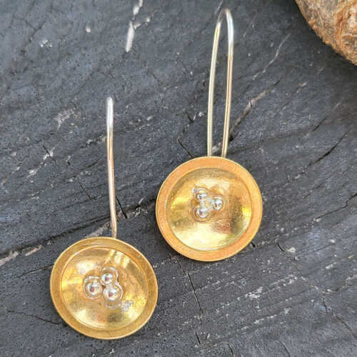 Brass Nests Earrings