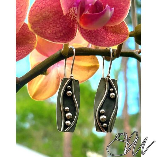 Tidal Silver Earrings